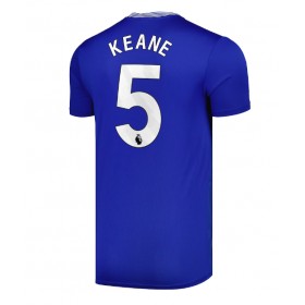 Pánské fotbalový oblečení Everton Michael Keane #5 Domácí košile 2024-25 Krátkým Rukávem